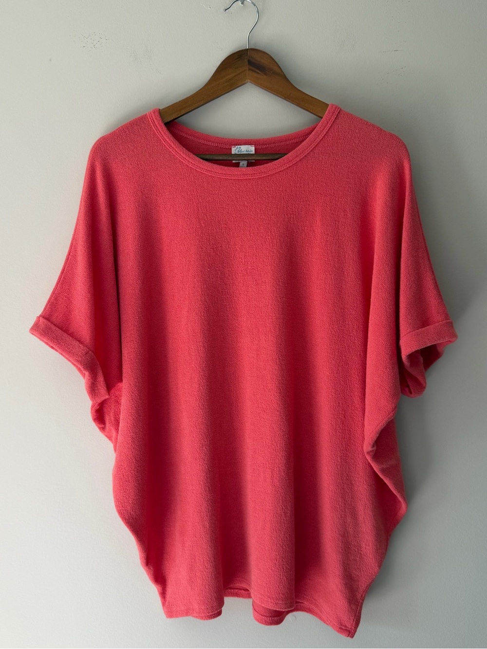 Blue Rain x Francescas Coral Short-Sleeve Relaxed Dolman Tee Size Small